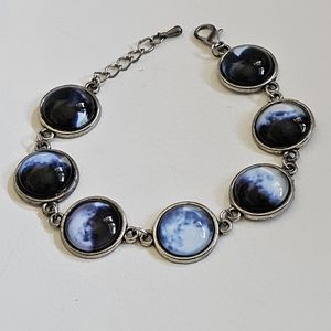 Moon phases bracelet